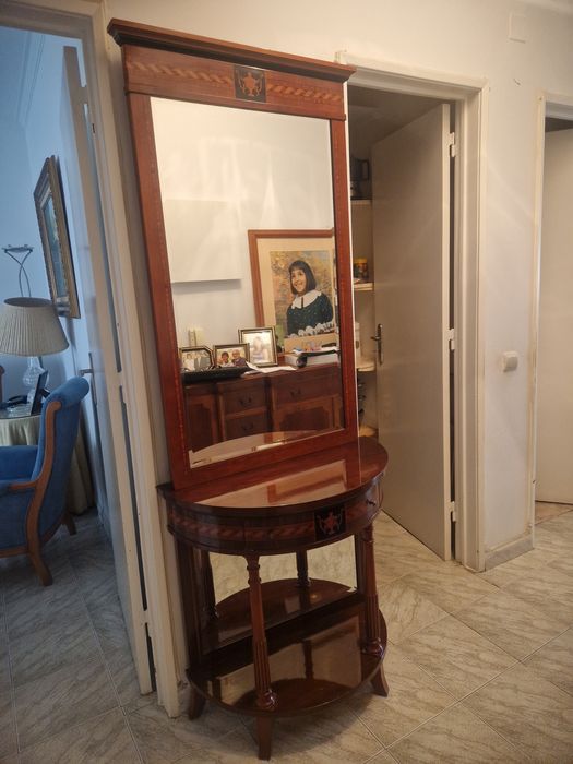 Móvel entrada com espelho