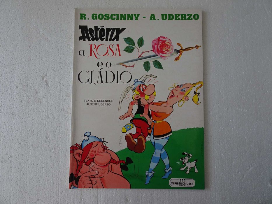 Livro Meribérica Astérix A Rosa e o Gládio