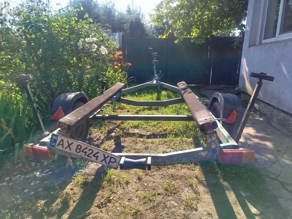 Комплект човен, мотор лафет Крим Mercury 30 лодка катер