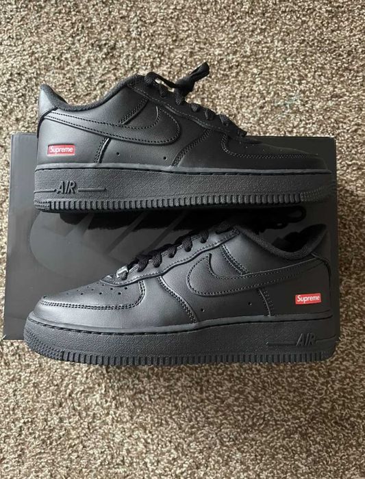 Nike Air Force 1 Low Supreme Black R.44