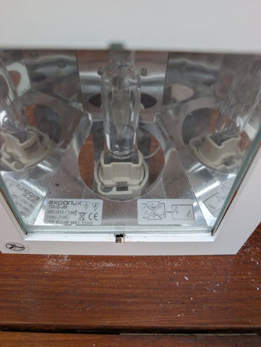 2 Plafond de embutir de iodetos metálicos da Exporlux