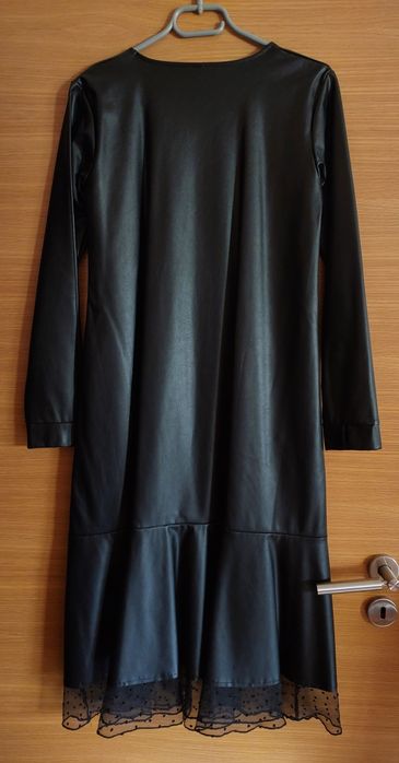 Vestido c/Tule Bordado Polipele, S/M