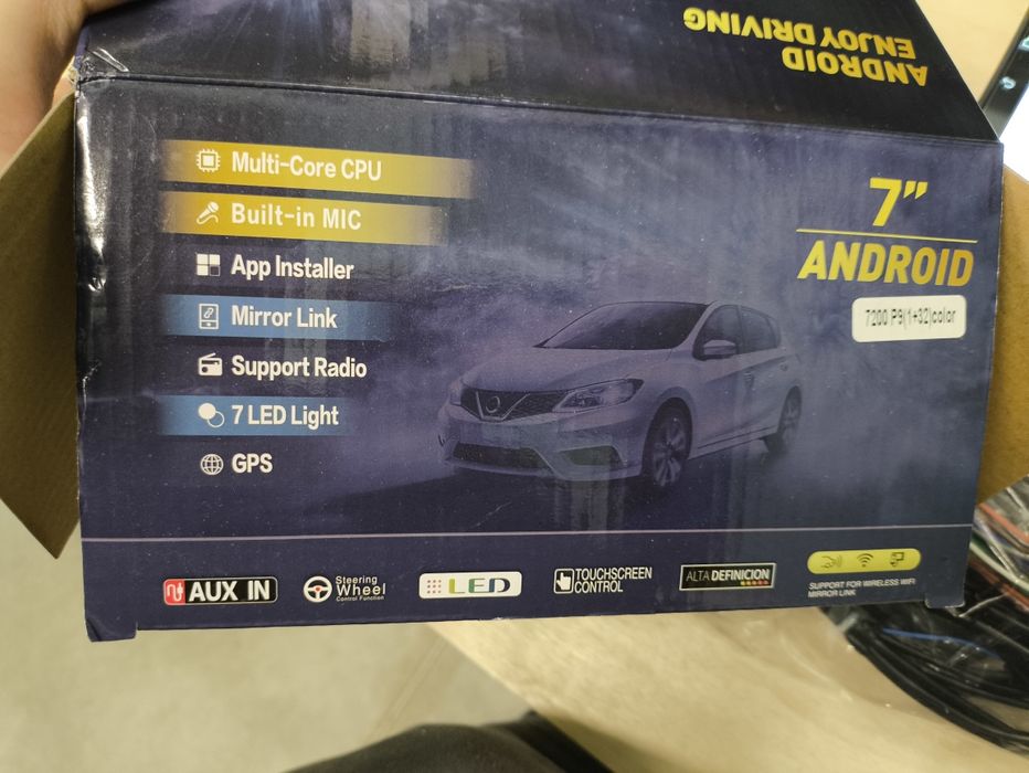 Андроід магнітола 2din 7" модель 7200 P9 (1+32)