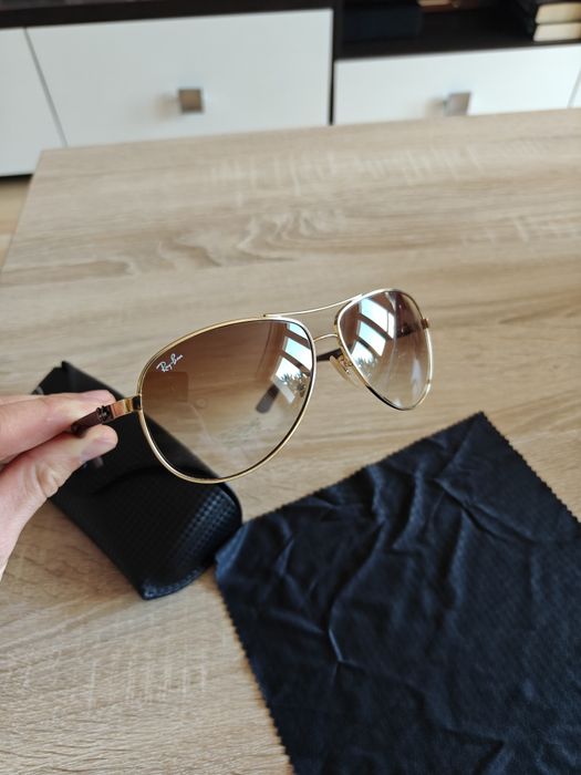 Okulary Ray-Ban Carbon Fibre RB8313 001 51 rozmiar 61