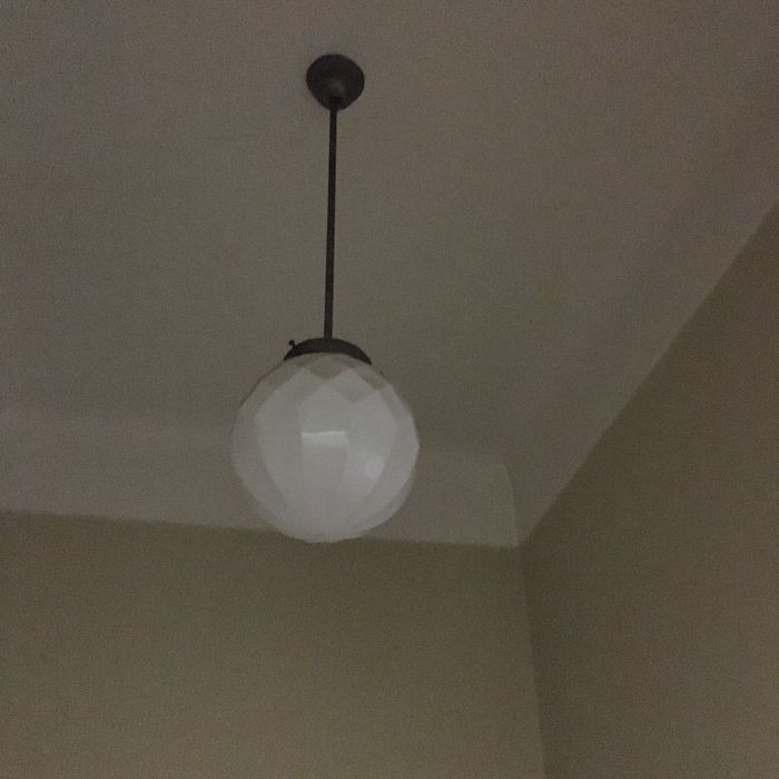 Candeeiro teto antigo vintage