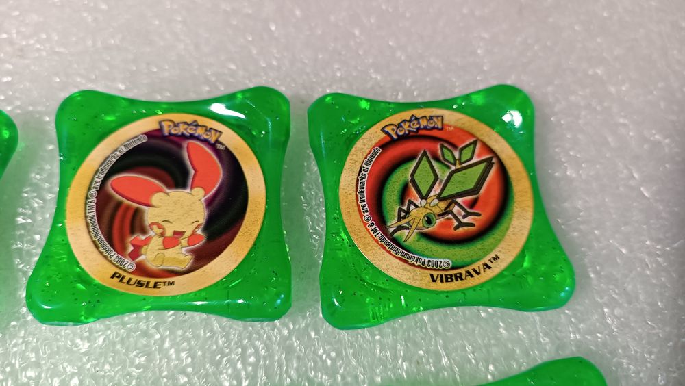 12 Waps Pokémon de 2003 com Pikachu incluído