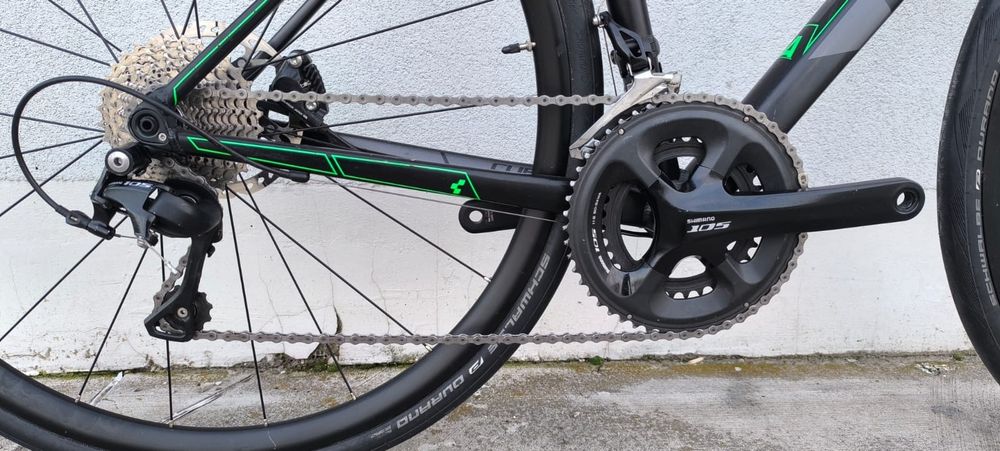 CUBE ATTAIN SL DISC,Shimano 105(hydraulika/sztywne osie),Rozmiar 53/M