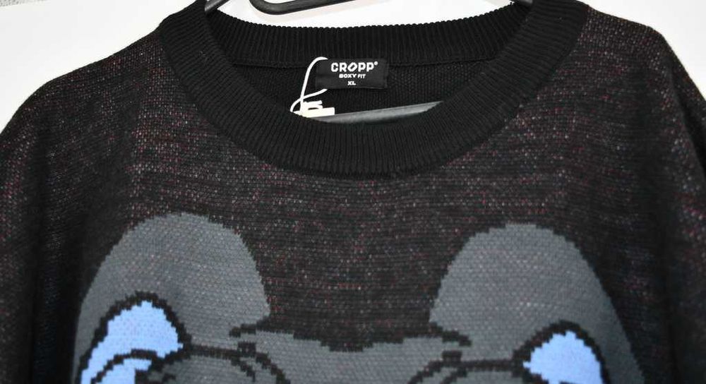 Męski sweter Cropp XL z nadrukiem akrylowy