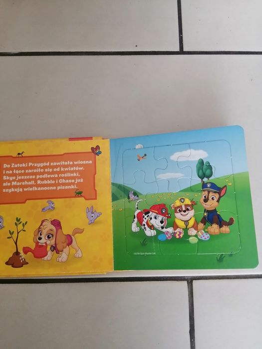 Książka z puzzlami Paw Patrol