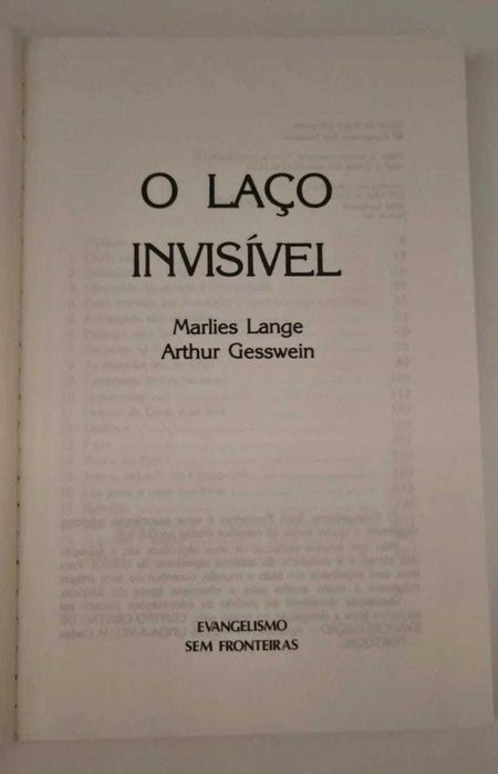 O Laço Invisível - Marlies Lange e Arthur Gesswein