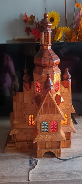 Kościół stary drewniany model