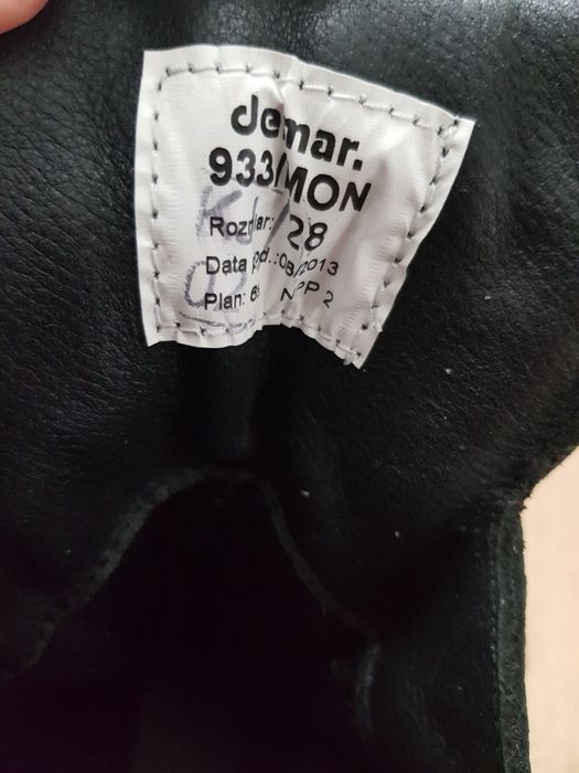 Buty militarne wojskowe 28 czarne zimowe