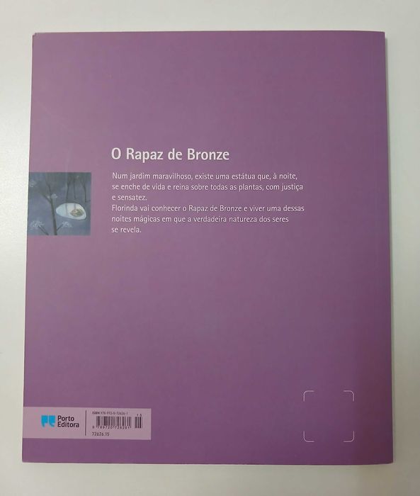Livro "O Rapaz de Bronze"