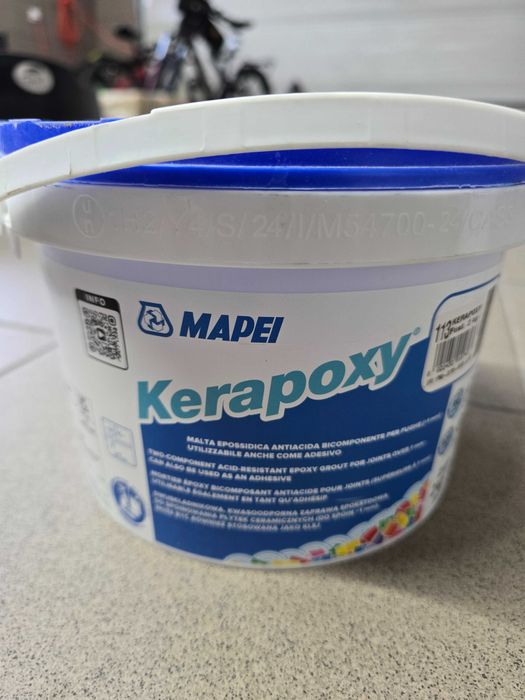Mapei Kerapoxy 12kg SZARY (6 wiaderek po 2KG)