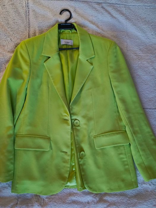 Limonkowa marynarka damska Pull&Bear r.S (jak M)