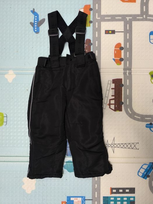 Зимові утеплені штани з підтяжками 98р