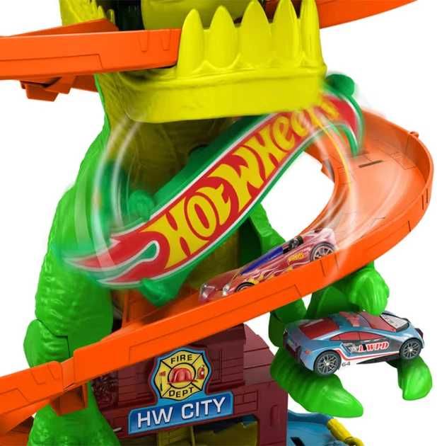 Ігровий набір Hot Wheels Атака вогняного Ті-Рексу