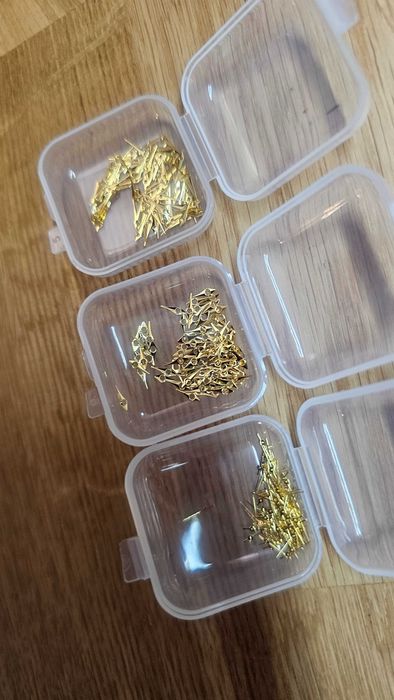 90x ponteiros dourados para relógio
