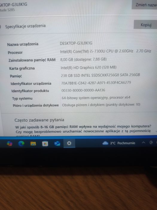 Dell 5285 12.3cala windows