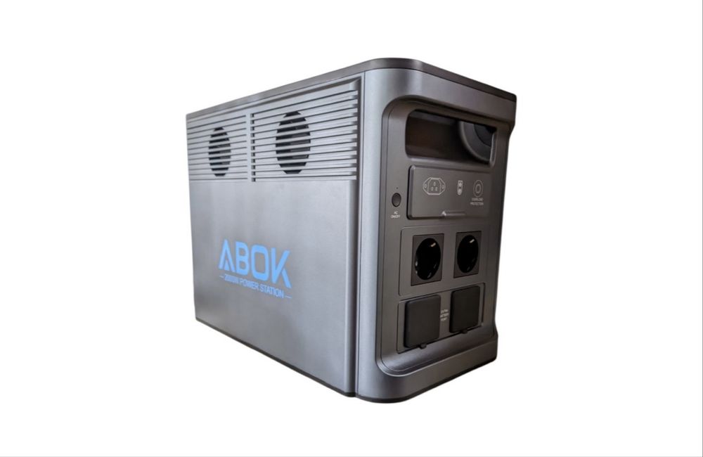 Зарядна станція ABOK Ark2000 2000W 1536Wh LiFePO4 Power Station для дому та котла