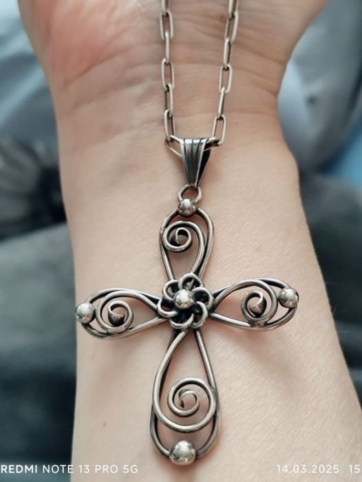 Srebrny naszyjnik - 830S HGB H Haandarbejde