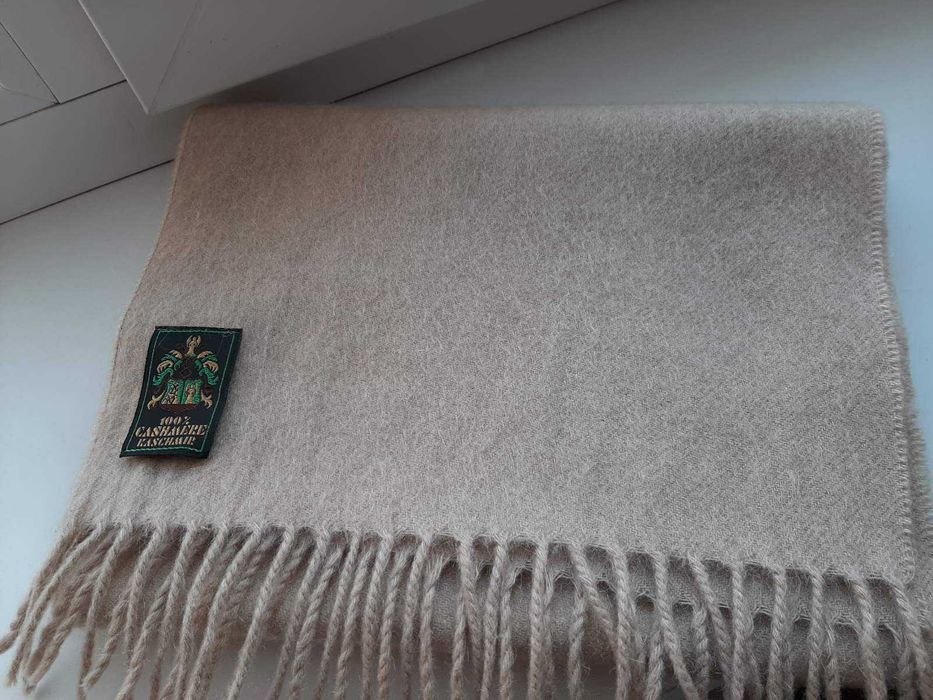 Шарф зимовий, осінній,  100% НАТУРАЛЬНИЙ КАШЕМІР.