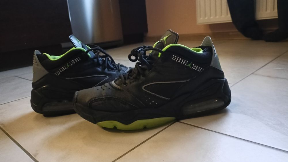 Męskie buty do koszykówki Nike Air Jordan Point lane Czarne Zielone Sz