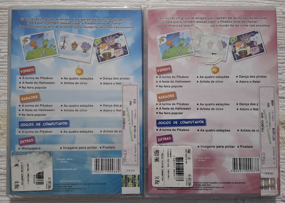 (Lot 13) Pikaboo DVDs brand new and sealed (indicated price is for 1 DVD)64586202960643121