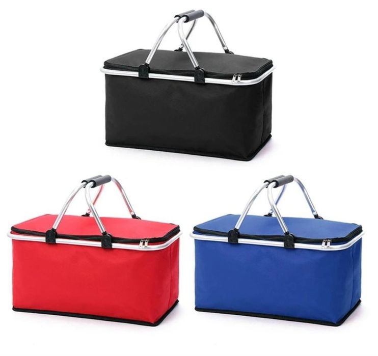 Cesta Térmica .Cores. Azul,Preto, Vermelho