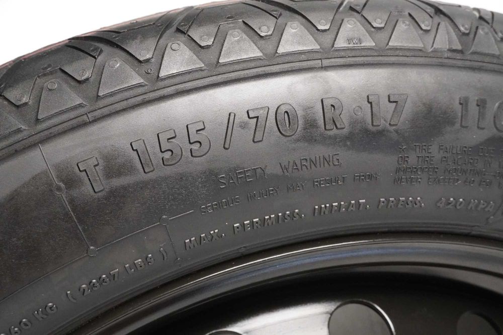 Koło dojazdowe 155/70/17 5X112 Mercedes E W212 / S212 (2009–2016)