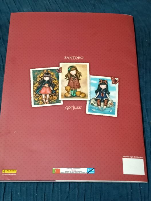 Caderneta de cromos Santoro Panini