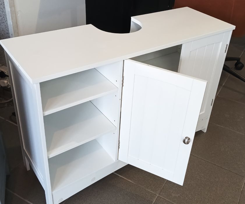 Biała szafka pod zlew 90cm