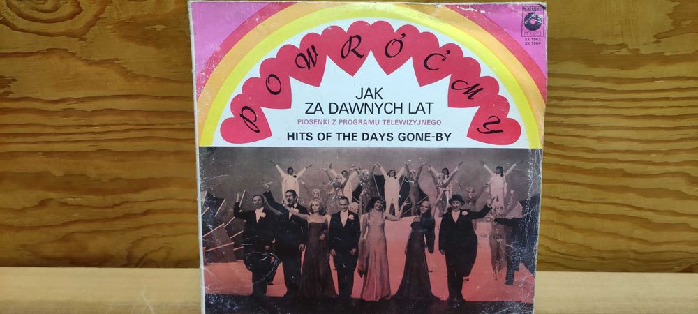 płyta winylowa powróćmy jak za dawnych lat przeboje zestaw 2 sztuki