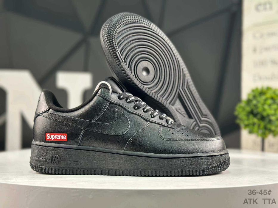 Nike Air Force 1 Low '07 Supreme Czarny  R.41