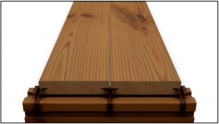 Thermo sosna termo drewno - deski tarasowe