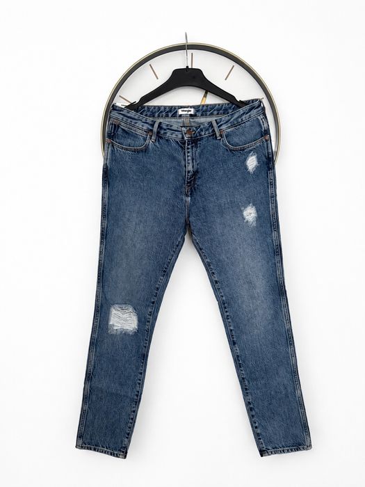 Wrangler Boyfriend | W28 L32 - damskie spodnie jeansowe z wysokim stanem, nowe z metką