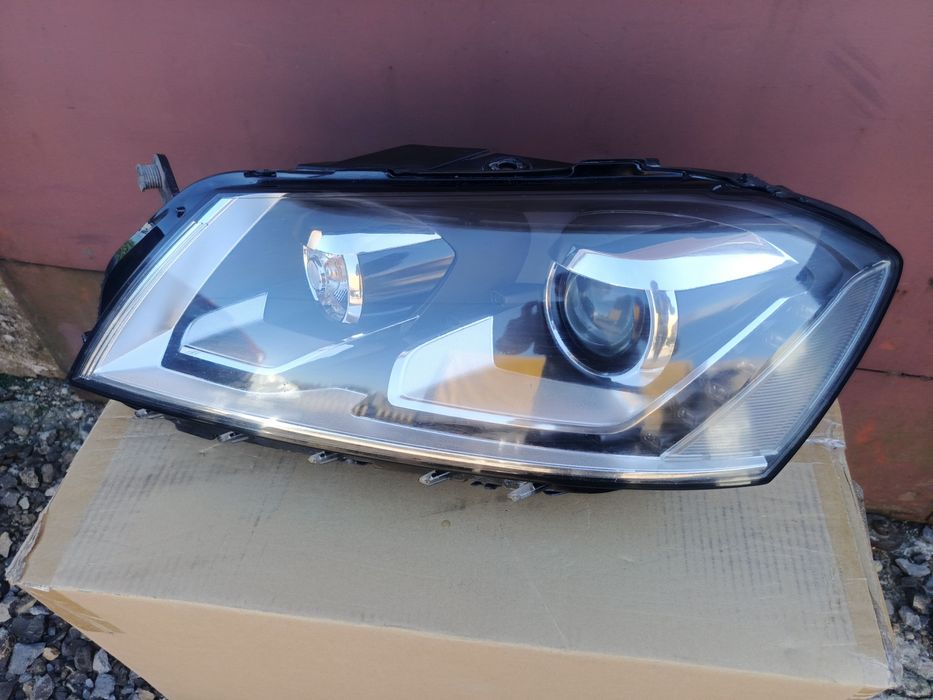 Passat B7 bi Xenon skrętny Europa led  lampa