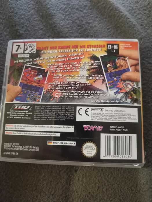 Worms open warfare Nintendo 3ds