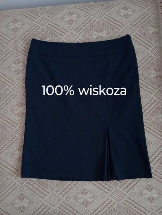 Wiskozowa elegancka spódnica vintage