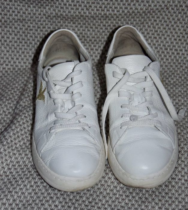 Ryłko białe sneakersy 37 buty sportowe skóra naturalna koliber