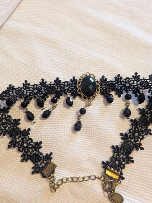 Naszyjnik Choker z koronki