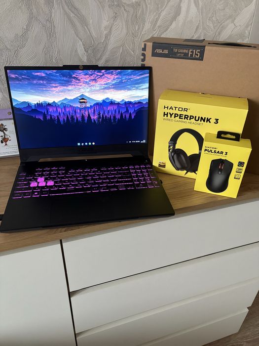 asus tuf gaming f15 fx507 - купить ноутбуки - Цена на OLX.ua