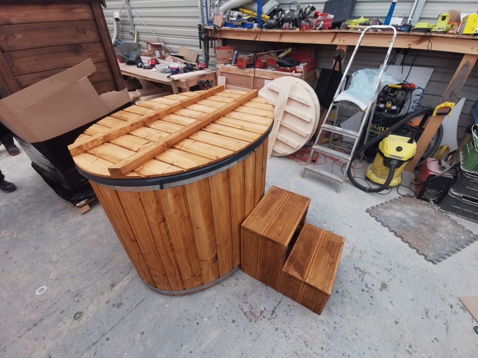 Beczka do schładzania po saunie, do morsowania laminat Owal wanna