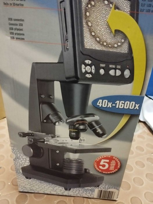 Bresser Microscope 40x 1600 x NEW novo Never used in box