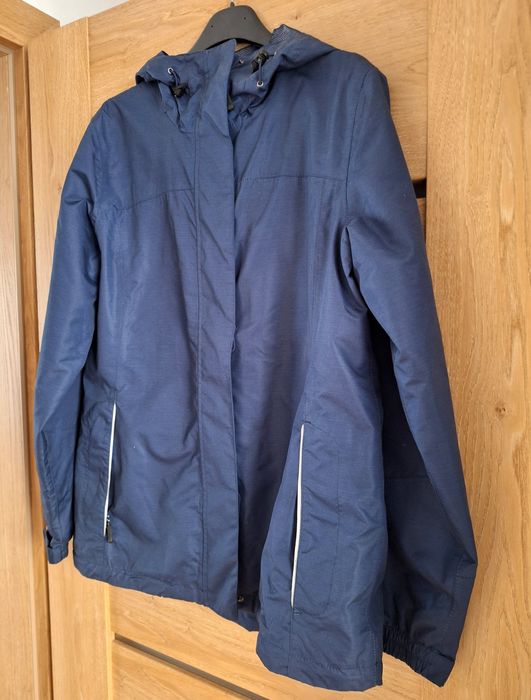 Crivit damska granatowa kurtka przeciwdeszczowa trekkingowa softshell 44 XXL