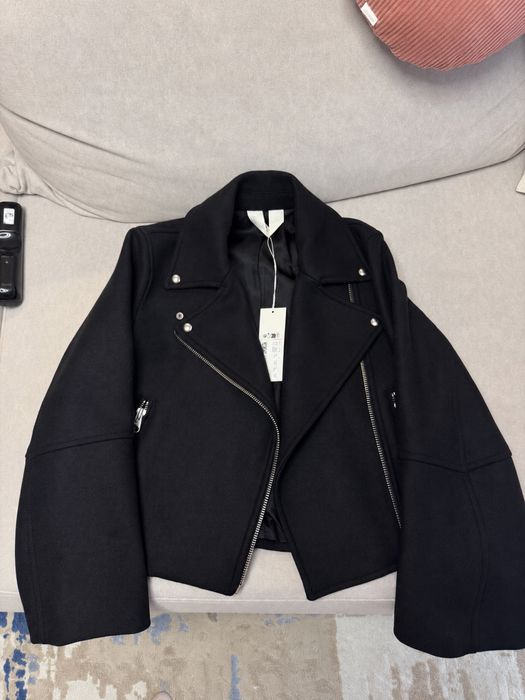 ARKET kurtka biker oversize czarna NOWA