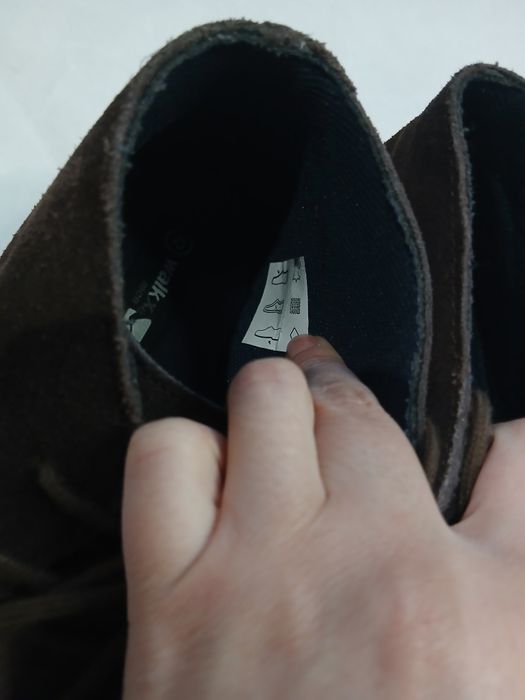 Черевики 42р натуральна замша