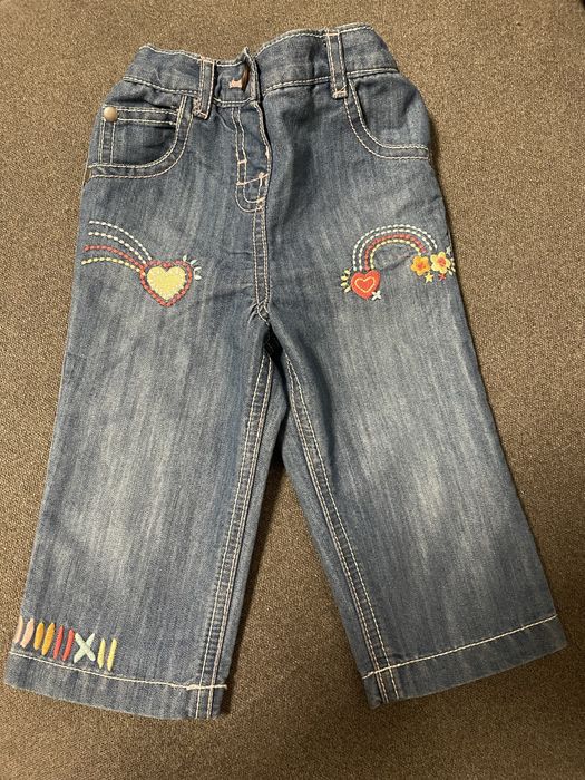 Spodnie jeansowe dziewczęce