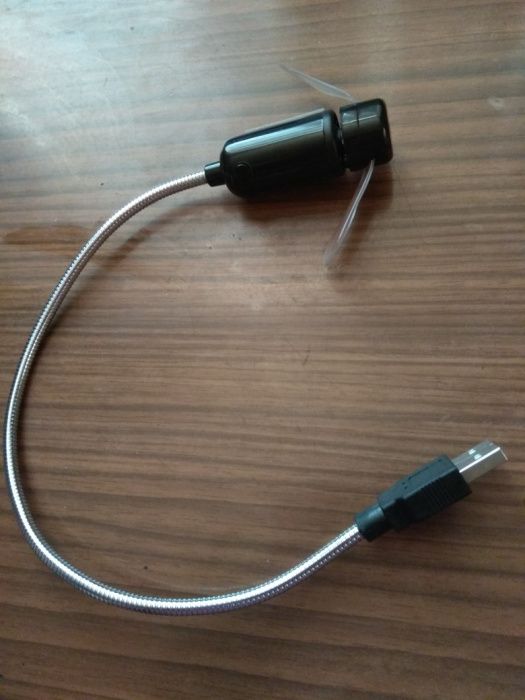 Часы, вентилятор usb