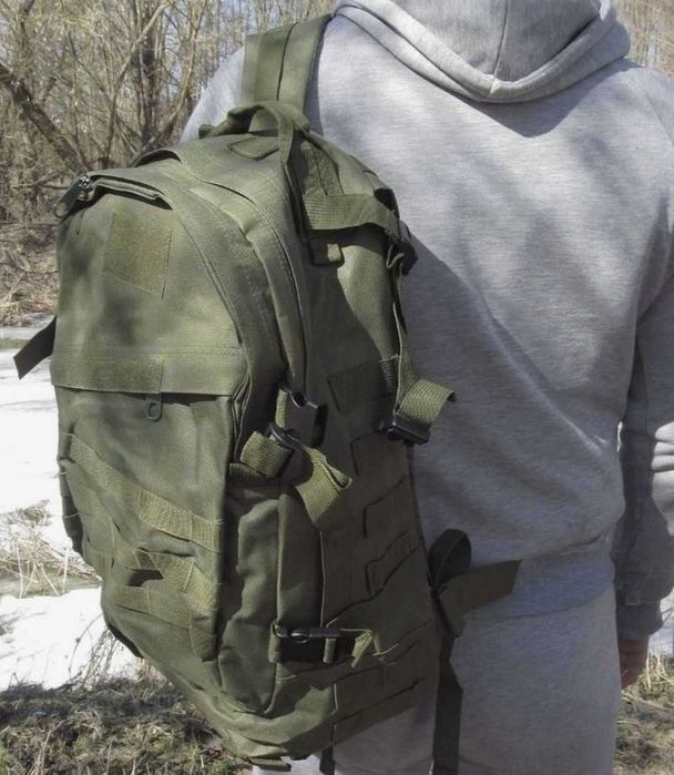 РЮКЗАК тактичний військовий 40л колір олива для зсу туризму полювання
